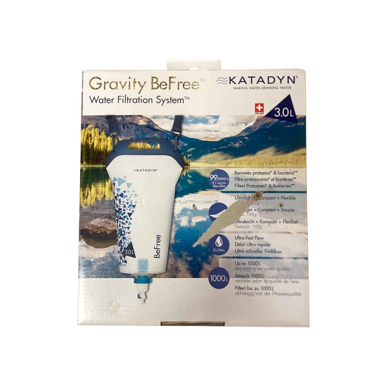 Katadyn Gravity BeFree Microfilter 3.0L - Scratch & Dent