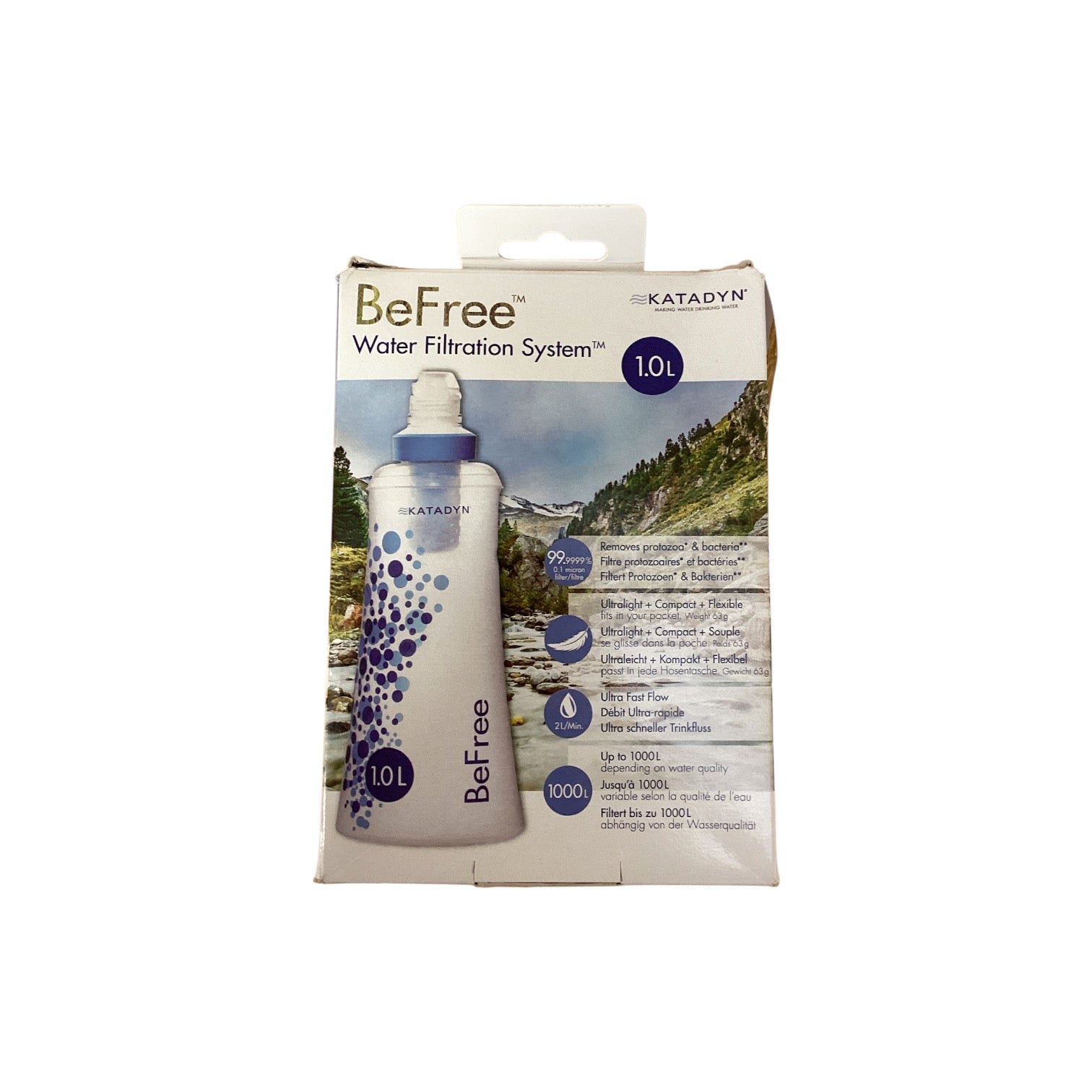 Katadyn BeFree Microfilter 1.0L - Scratch and Dent