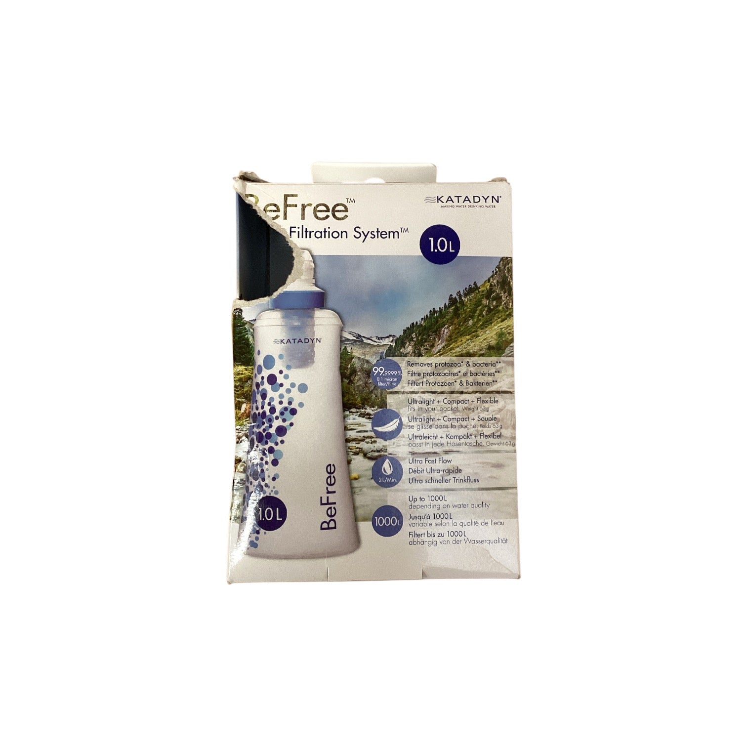 Katadyn BeFree Microfilter 1.0L - Scratch and Dent