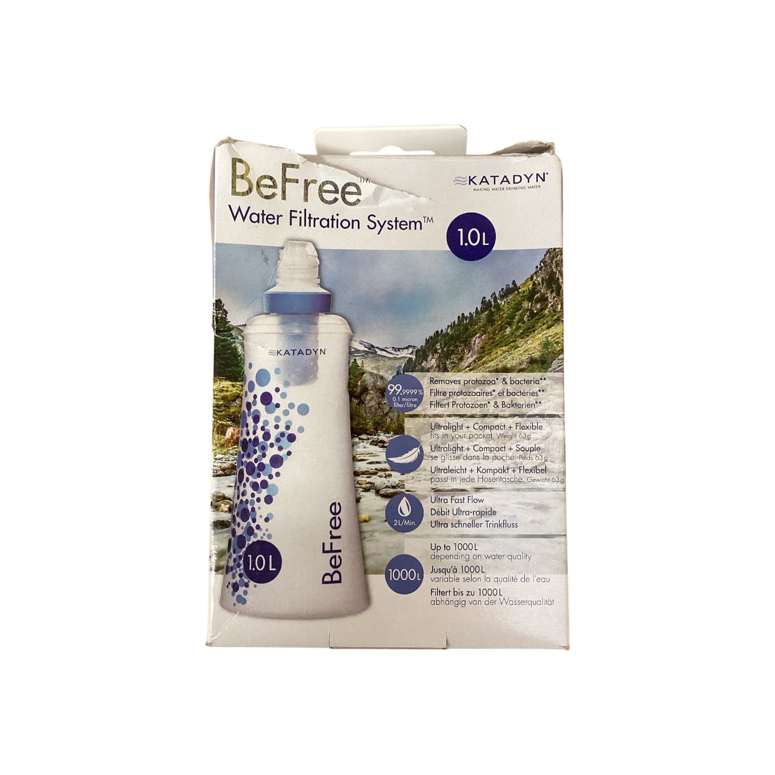 Katadyn BeFree Microfilter 1.0L - Scratch and Dent