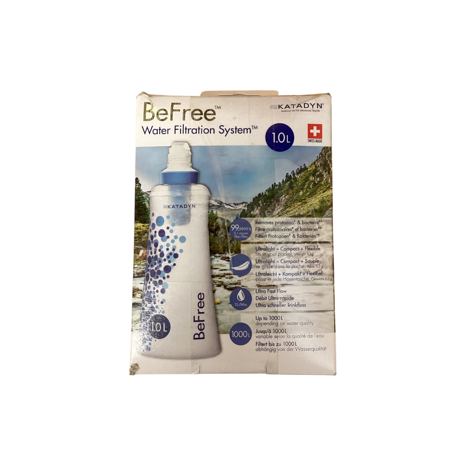 Katadyn BeFree Microfilter 1.0L - Scratch and Dent