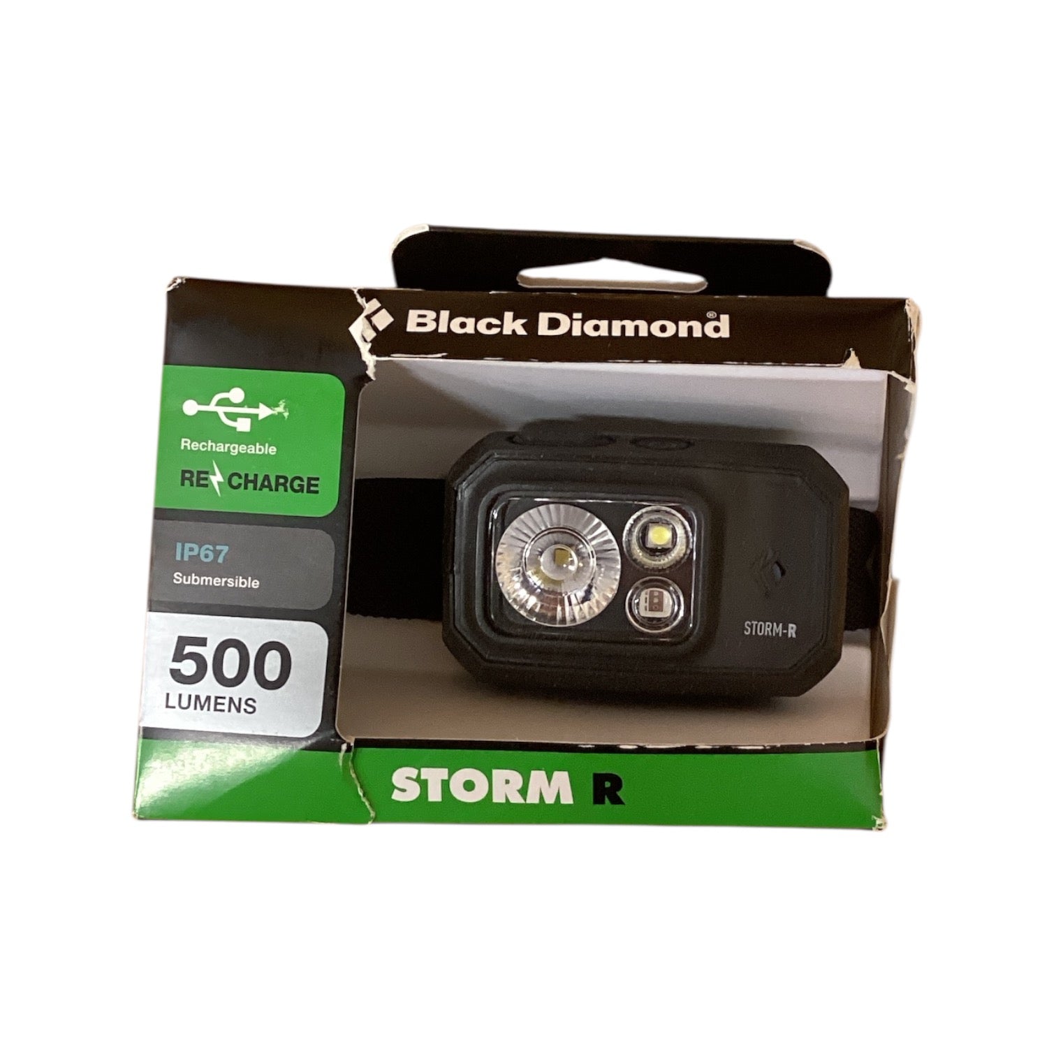 Black Diamond Storm 500-R Headlamp - Black - Scratch & Dent