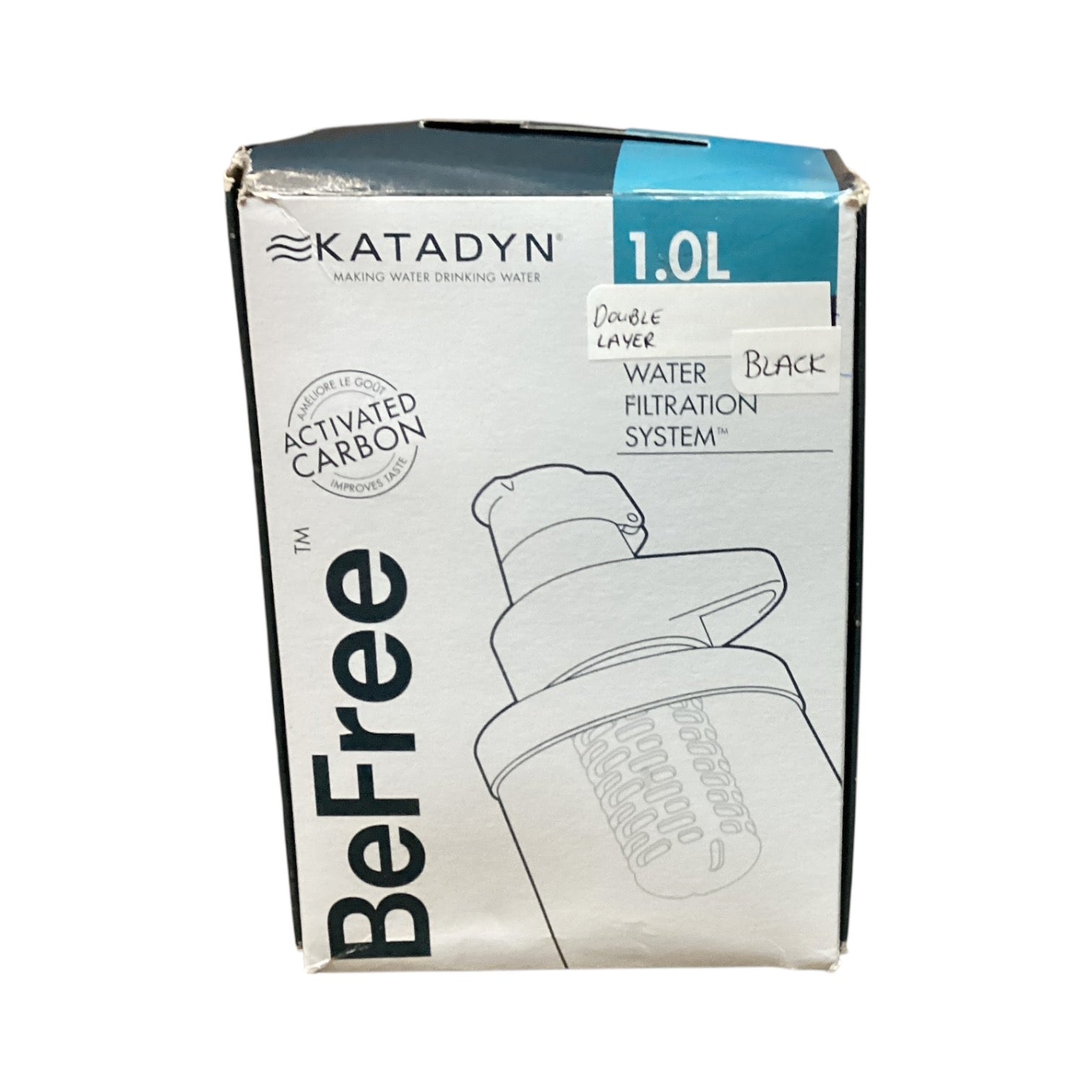 Katadyn BeFree AC 1.0L Microfilter - Double-layer - Black - Scratch & Dent