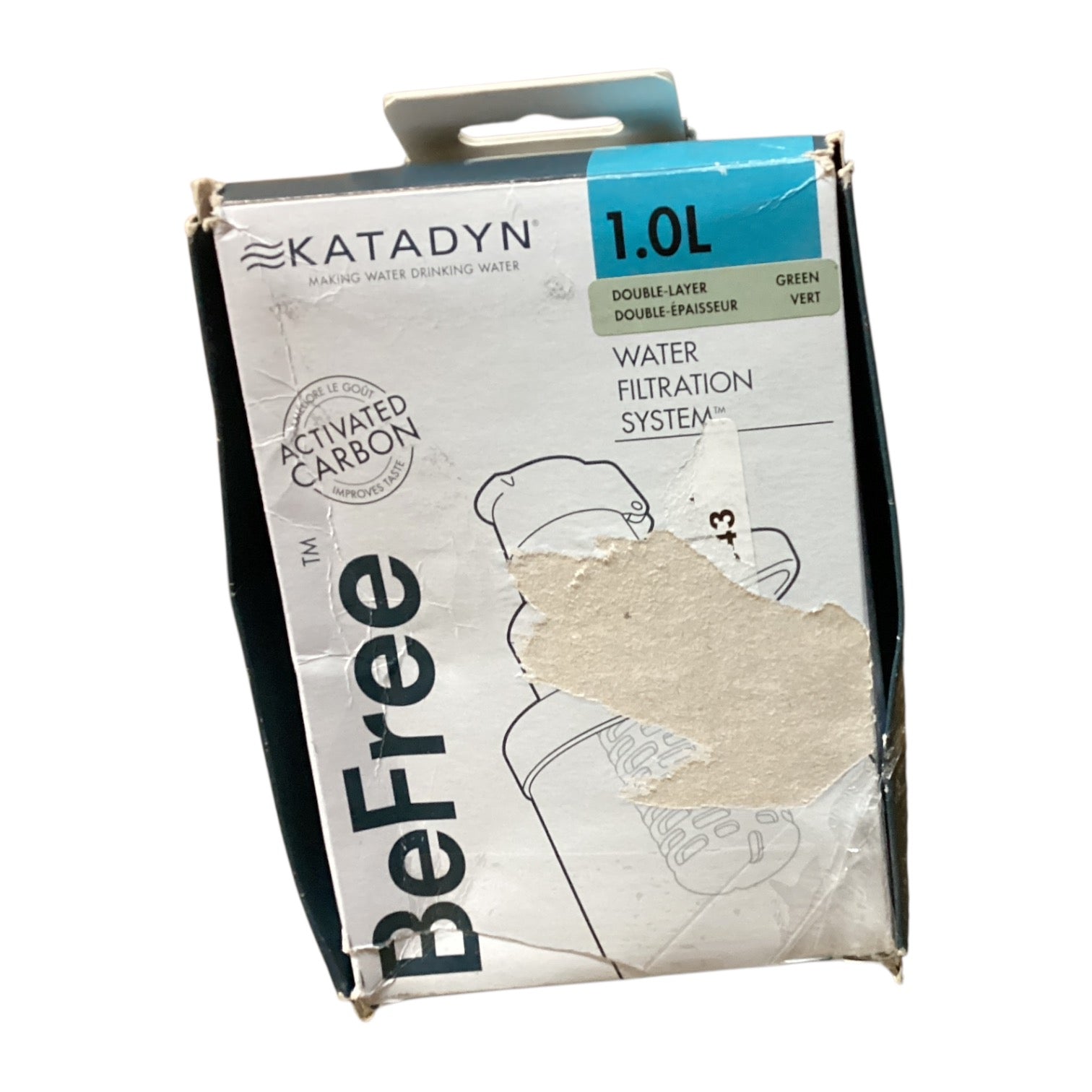 Katadyn BeFree AC 1.0L Microfilter - Double-layer - Green - Scratch & Dent