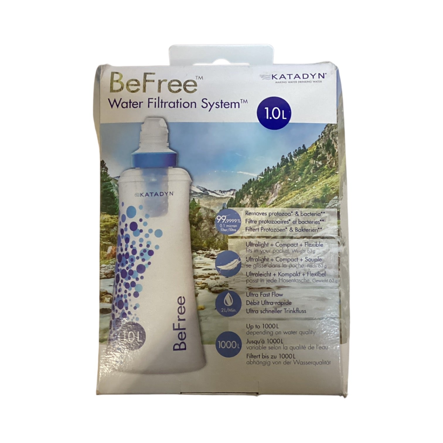 Katadyn BeFree Microfilter 1.0L - Scratch and Dent