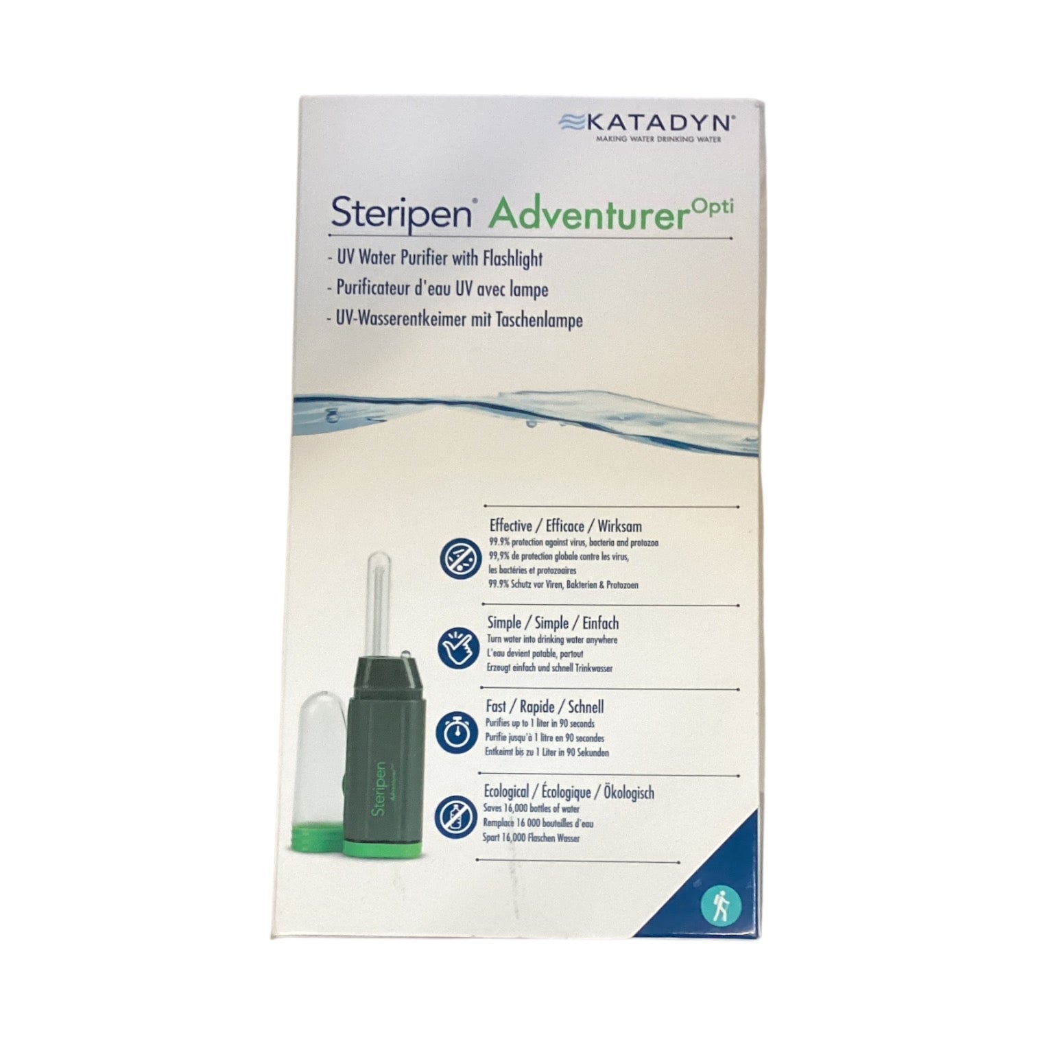 Katadyn Steripen Adventurer Opti UV Water Purifier - Scratch and Dent
