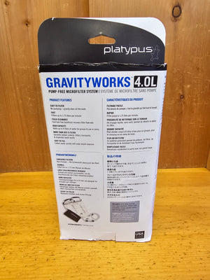 Platypus Gravity Works 4L Water Filter - Scratch & Dent