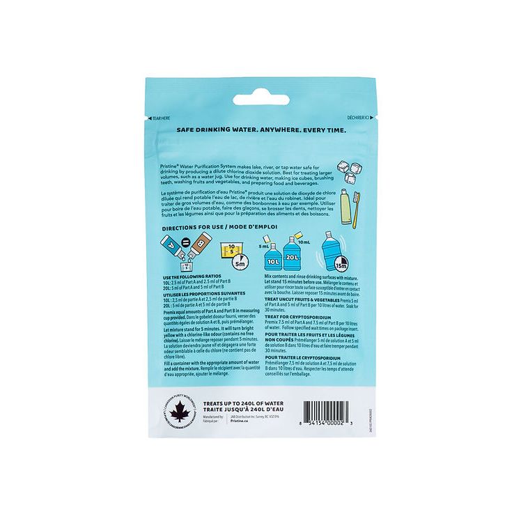 Pristine Water Purification System 60ml
