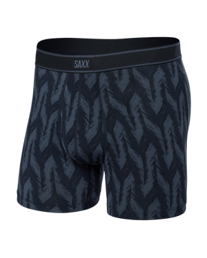 Saxx Daytripper Boxer Brief Fly - Ikat Chevron-Deep Navy