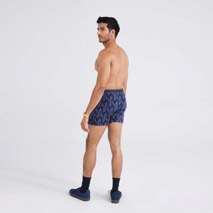 Saxx Daytripper Boxer Brief Fly - Ikat Chevron-Deep Navy