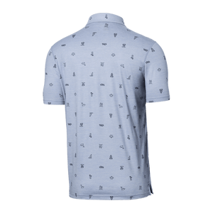 Saxx Droptemp All Day Cooling SS Polo Printed - Men's