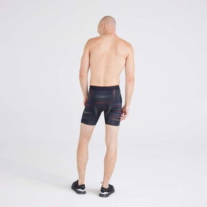 Saxx Multi-Sport Mesh Boxer Brief with Fly - Optic Grid-Black