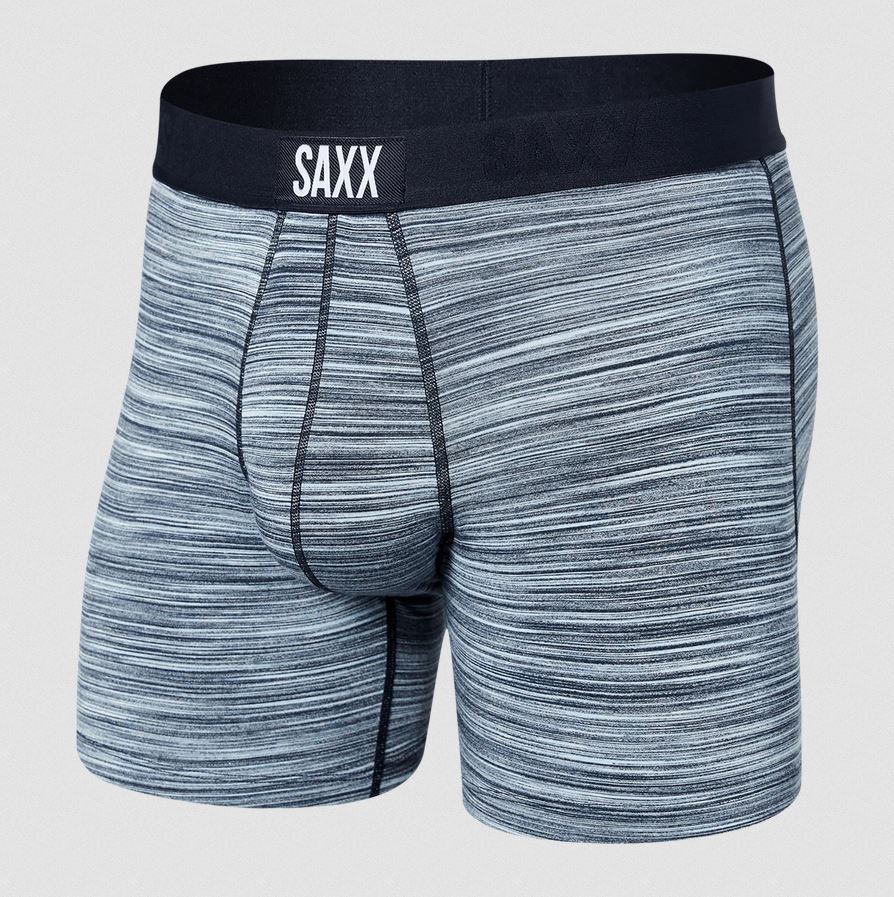 Saxx Vibe Boxer Brief - Spacedye Heather-Blue