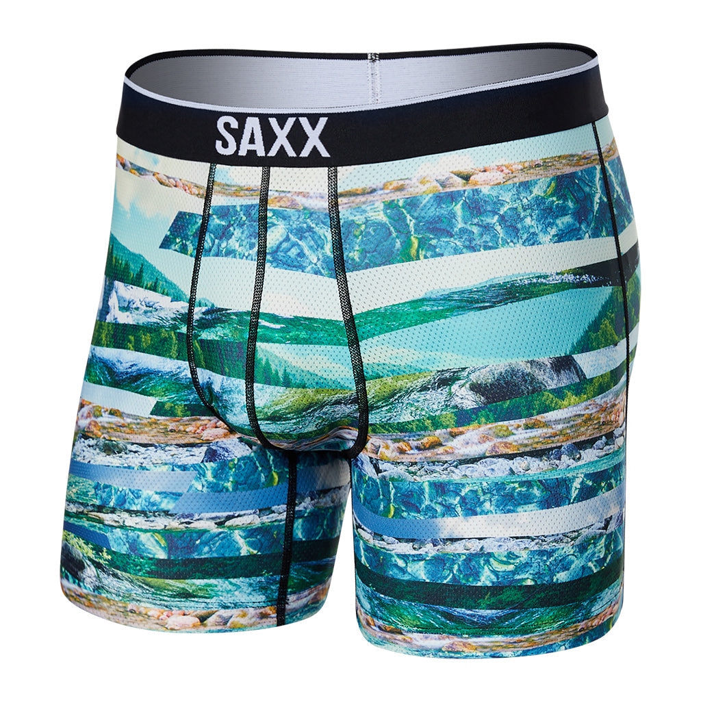 Saxx Volt Boxer Brief - River Run Stripe