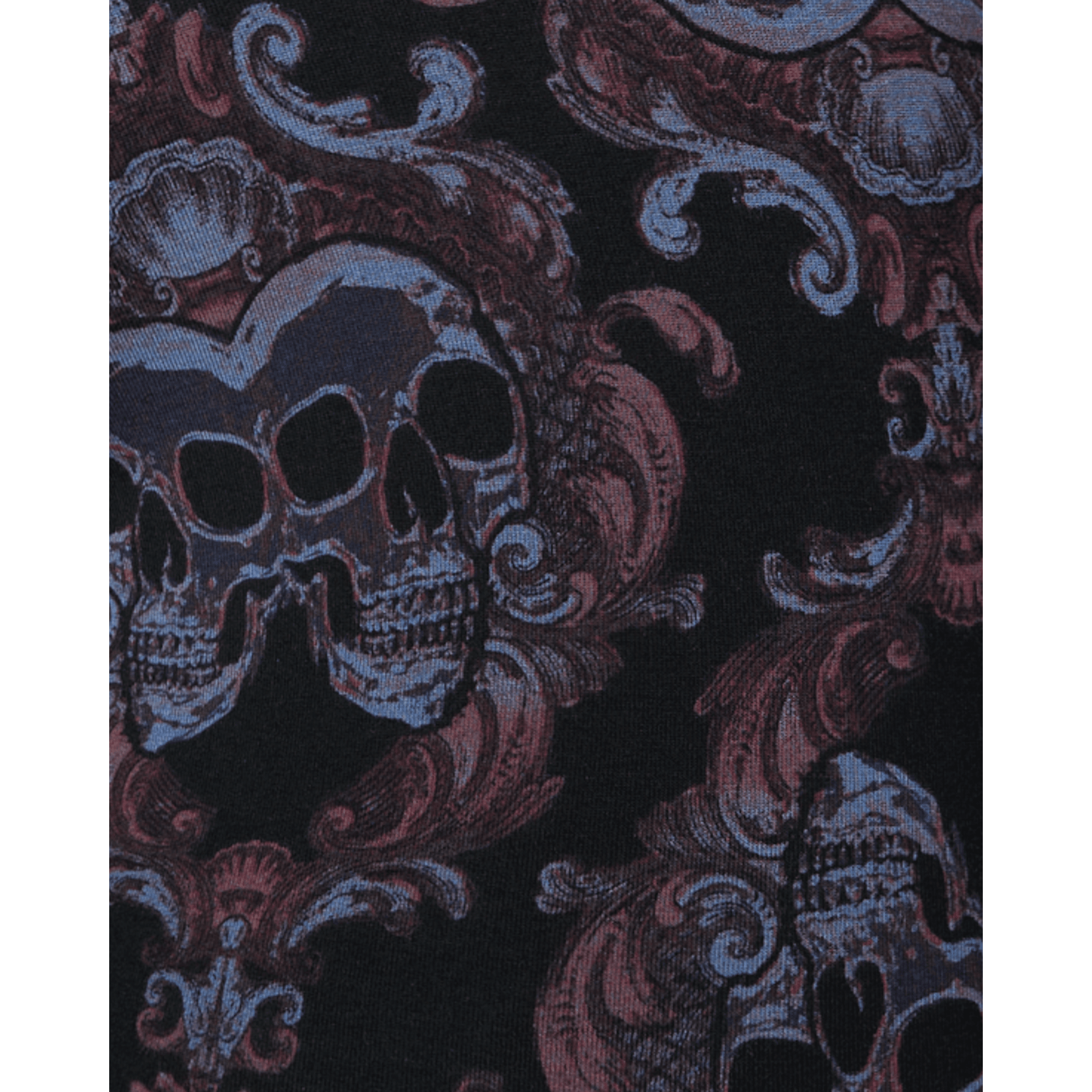 Saxx Vibe Xtra Soft Comfort Boxer Brief Fly - Skull Brocade-Black