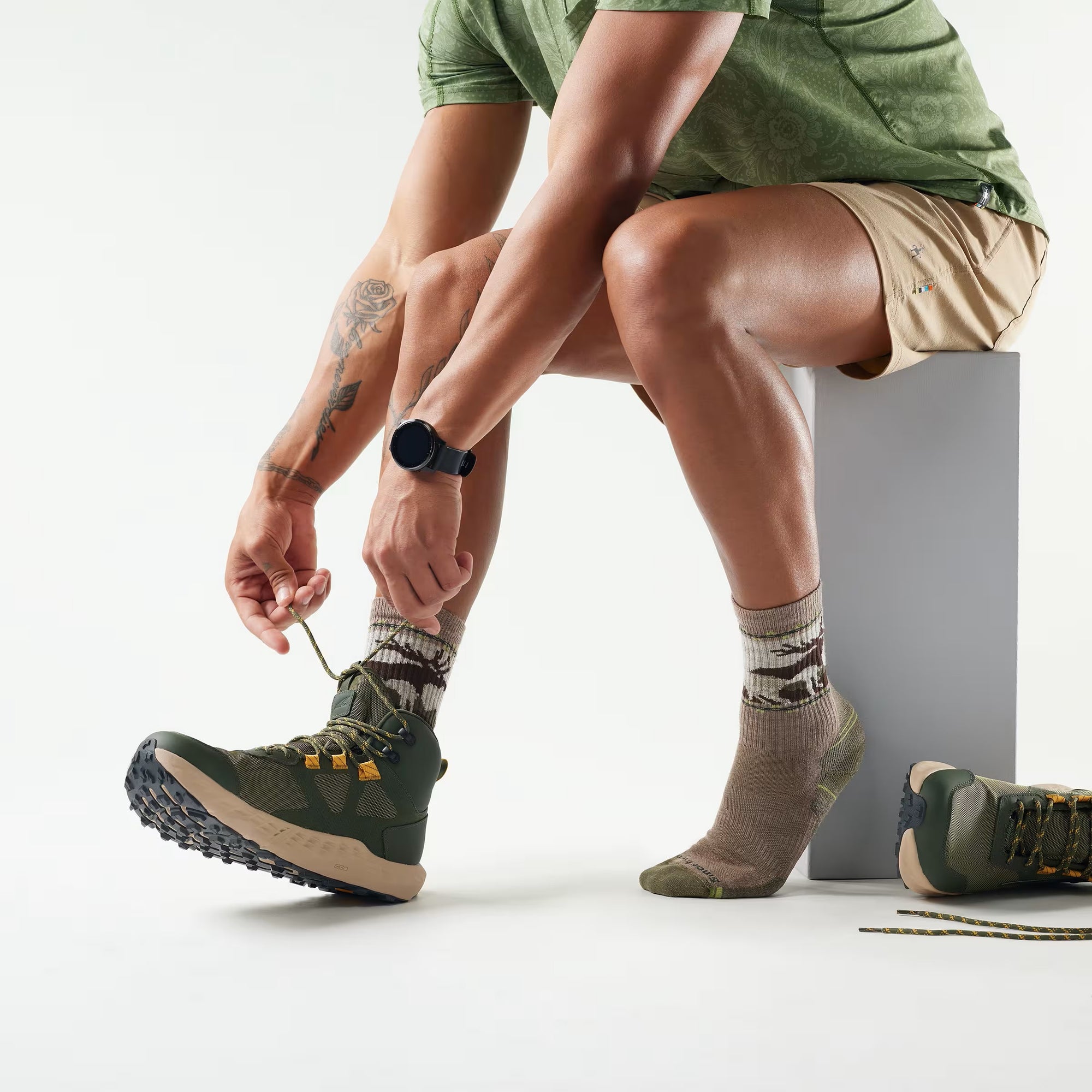 Smartwool Hike Light Cushion Crew Mountain Moose - Men's