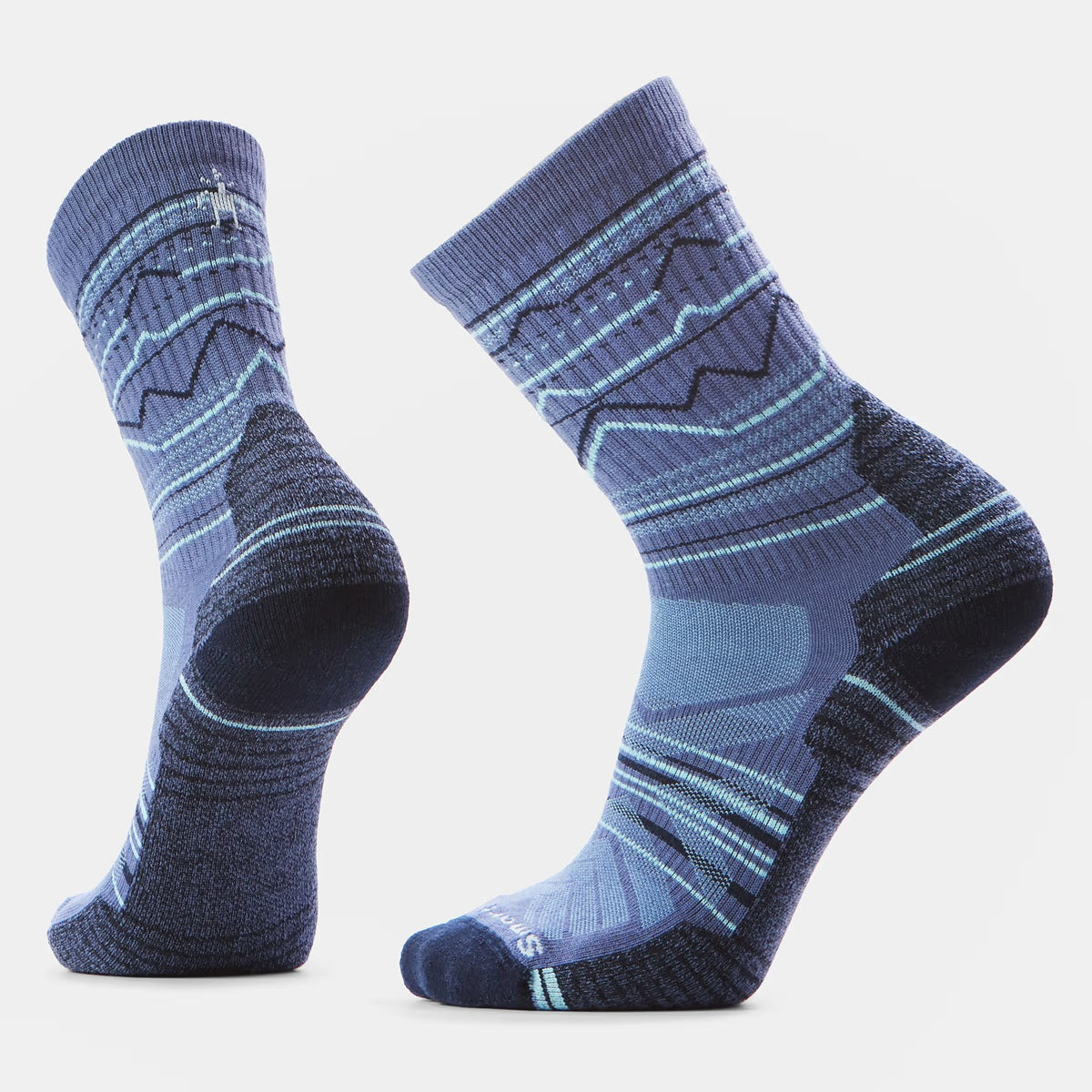 Smartwool Hike Light Cushion Crew Mountain Range Pattern - Men's