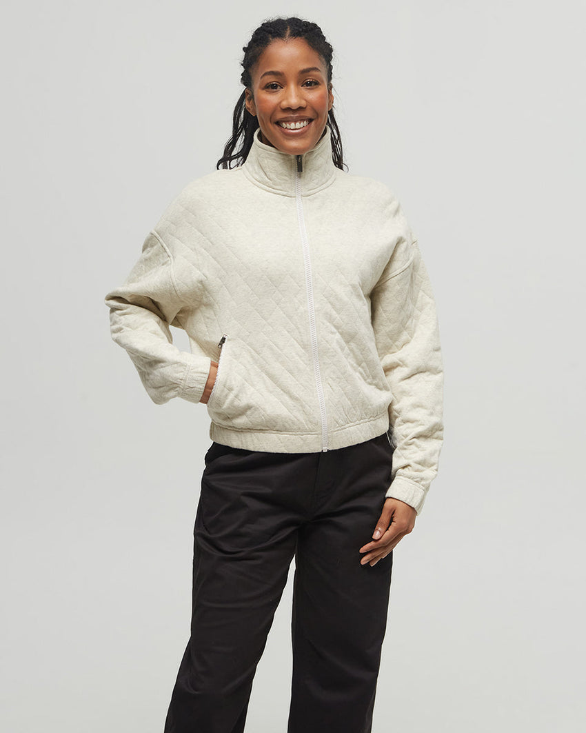 Tentree Quilted Full-Zip - Women's