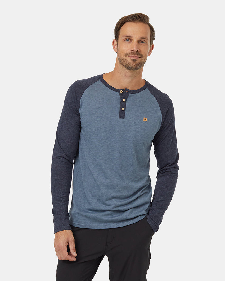 Tentree TreeBlend Classic Henley LS - Men's