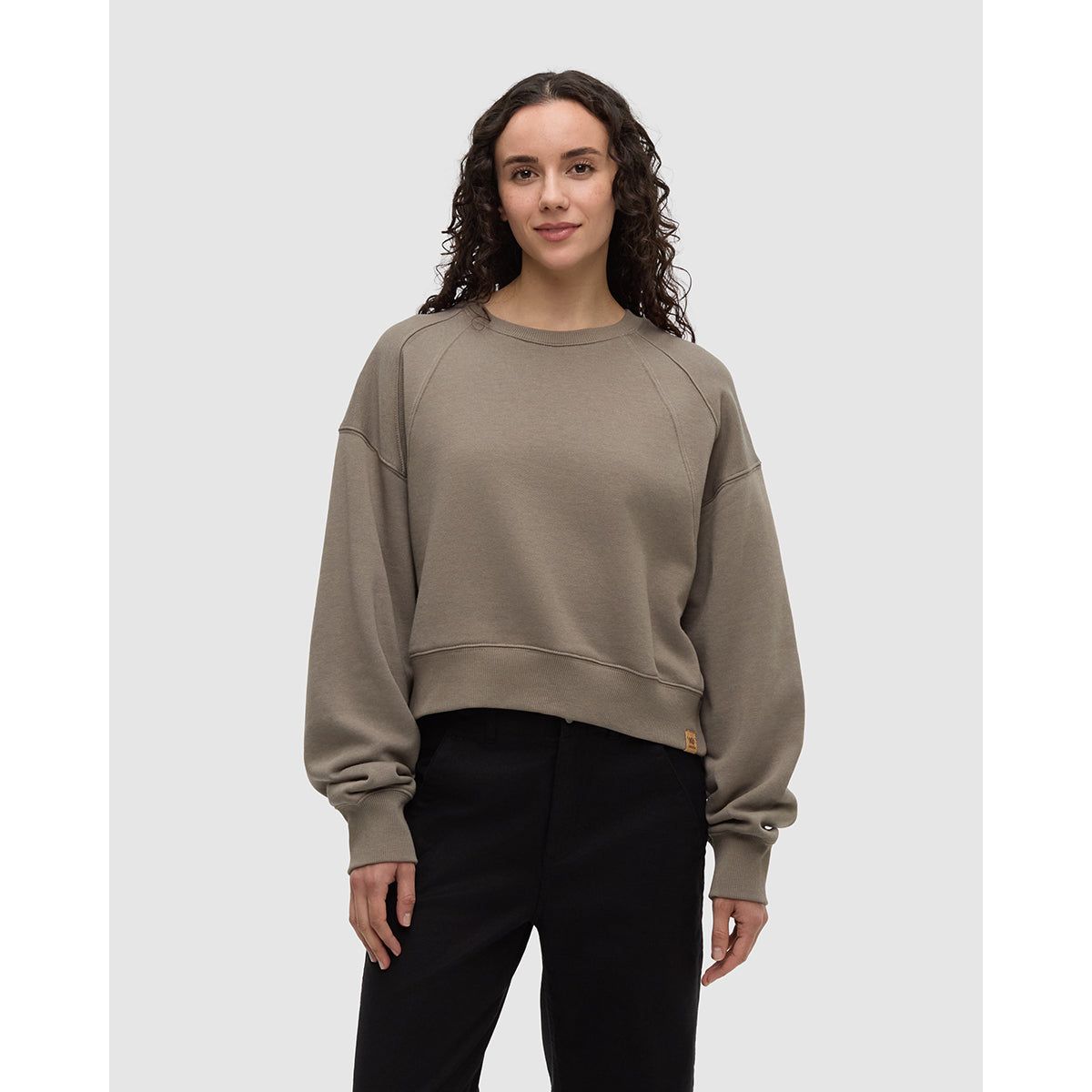 Tentree Bluffs Cropped Crew LS - Women's