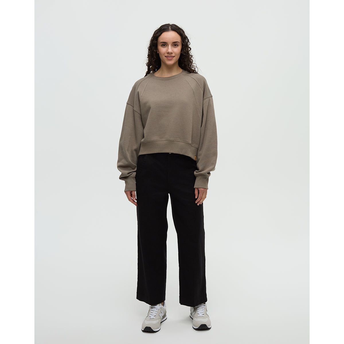 Tentree Bluffs Cropped Crew LS - Women's