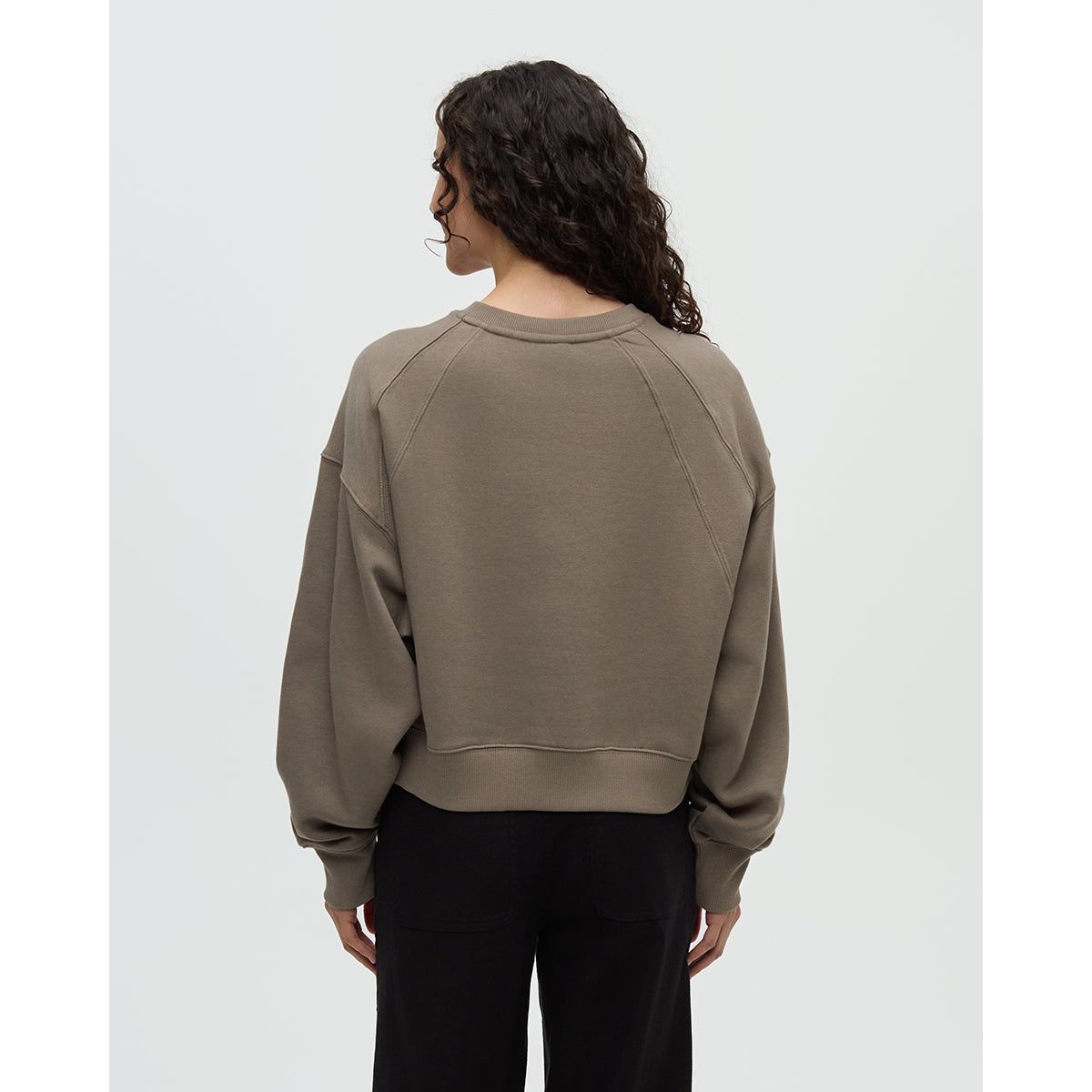Tentree Bluffs Cropped Crew LS - Women's