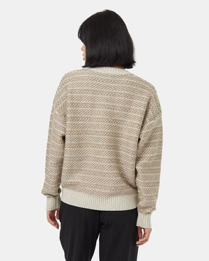 Tentree Highline Intarsia Crew Sweater - Women's