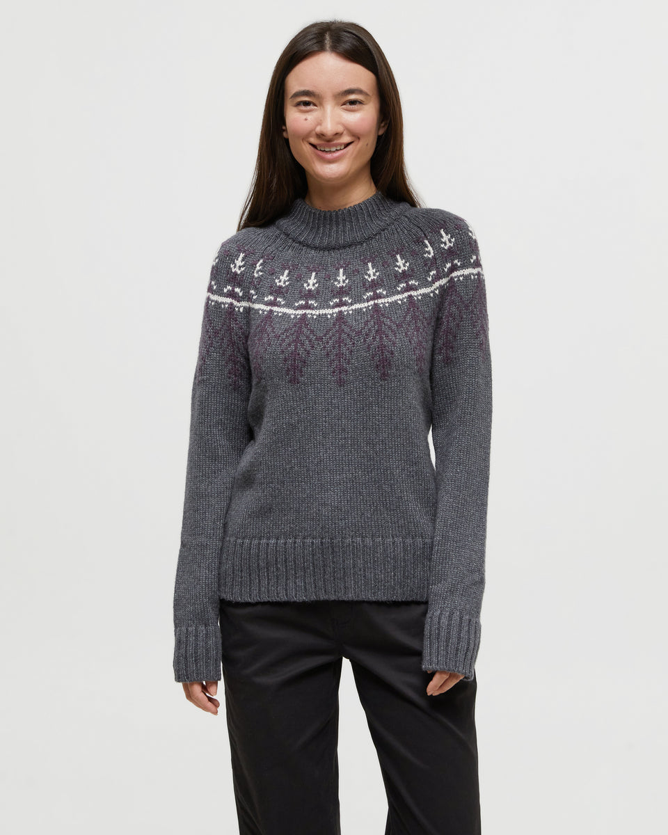 Tentree Highline Wool Intarsia Sweater - Women's