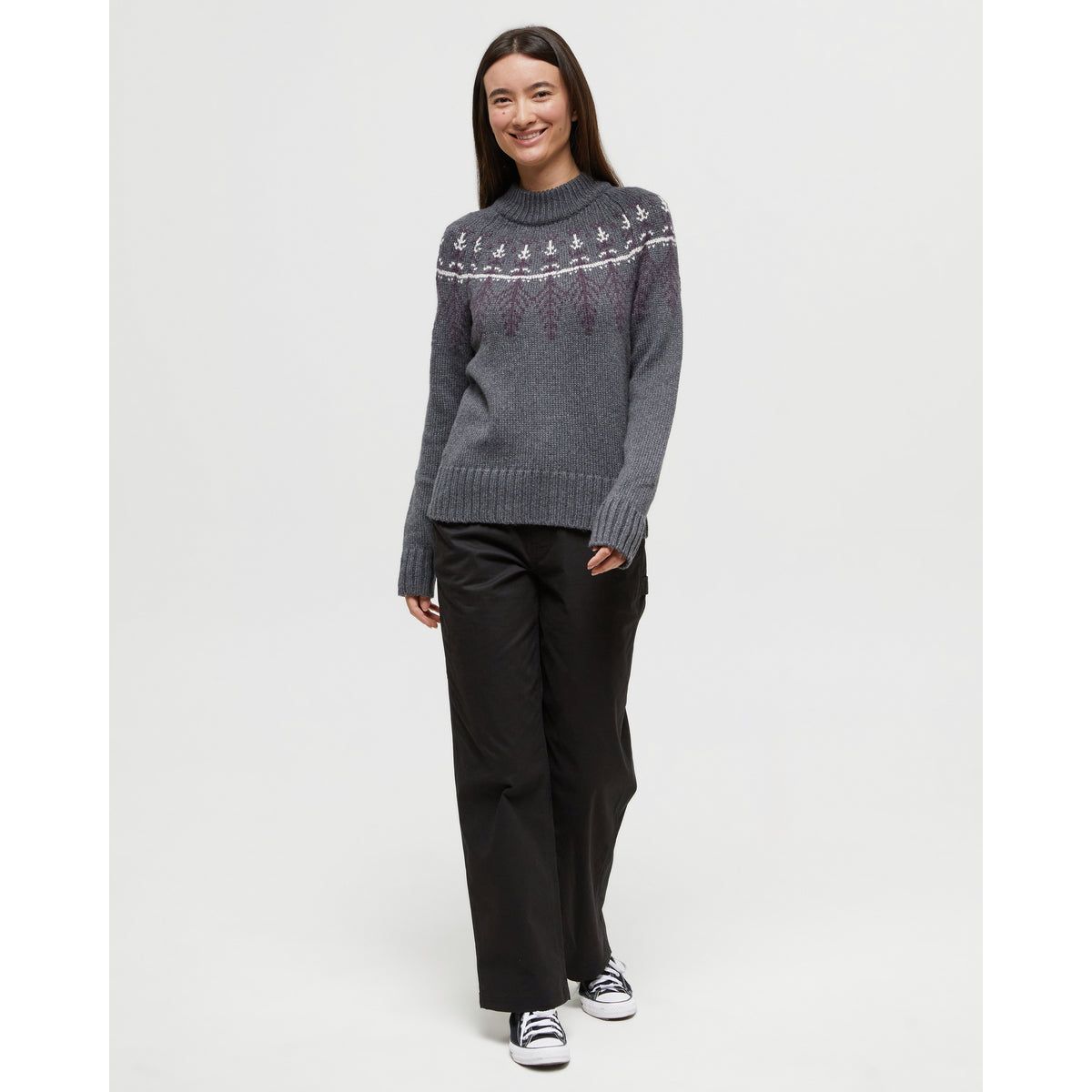 Tentree Highline Wool Intarsia Sweater - Women's  - Final Clearance