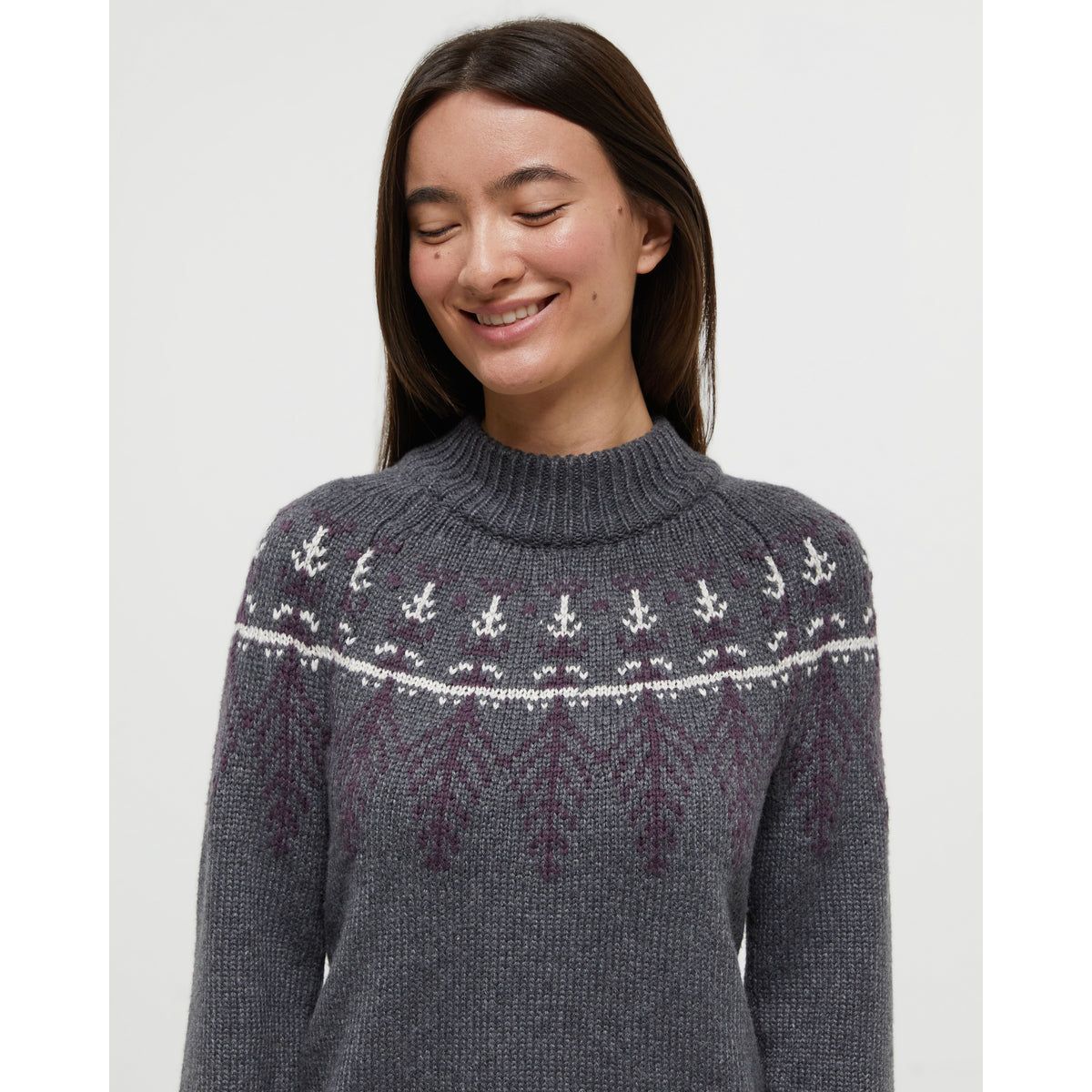 Tentree Highline Wool Intarsia Sweater - Women's  - Final Clearance