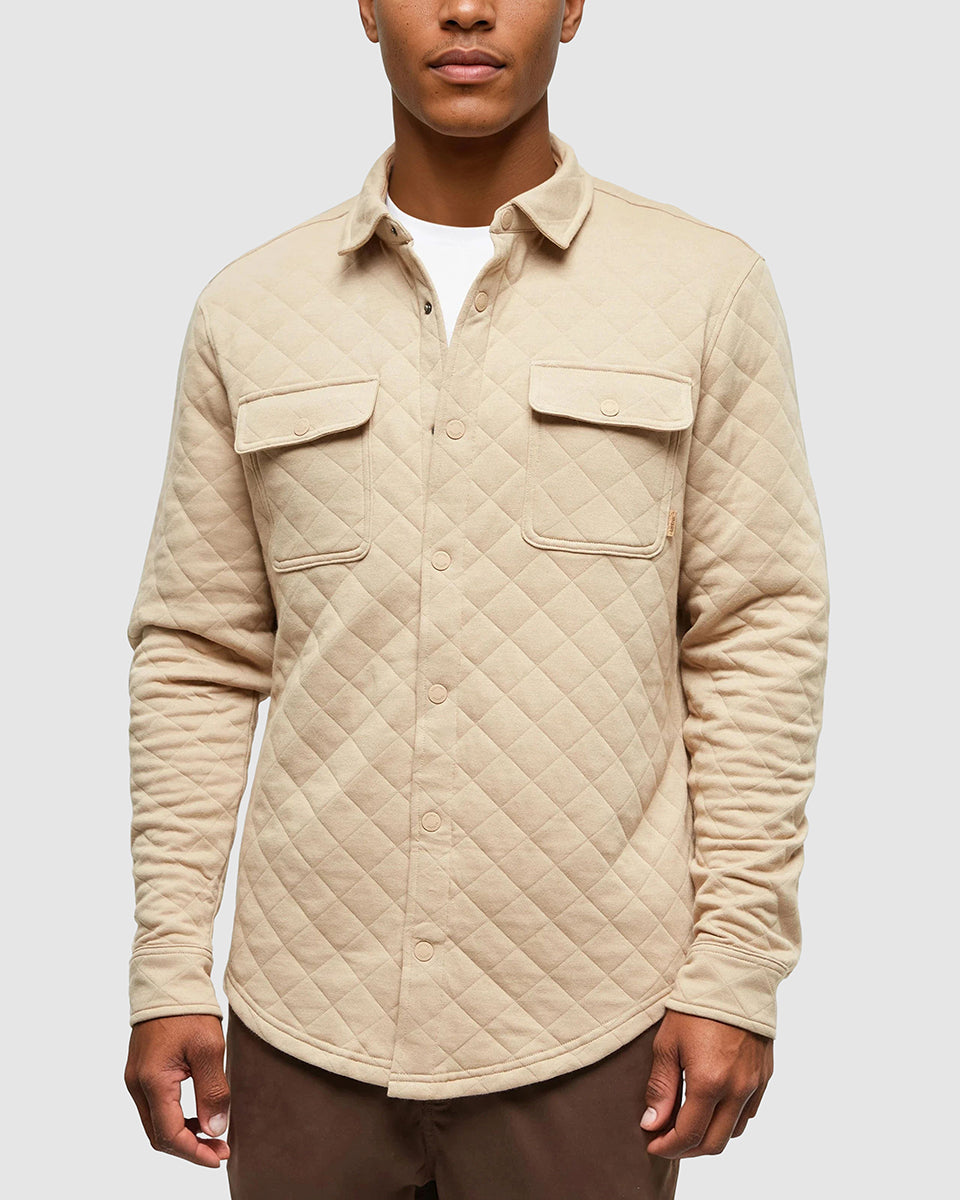 Tentree Quilted Colville Shacket - Men's