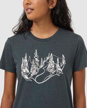 Tentree Snowy Trees SS T-Shirt - Women's