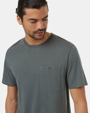 Tentree TreeBlend Button Pocket SS T-Shirt - Men's