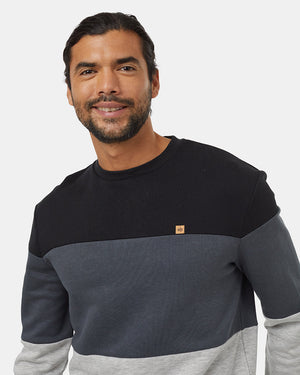 Tentree TreeFleece Blocked Classic Crew - Men's