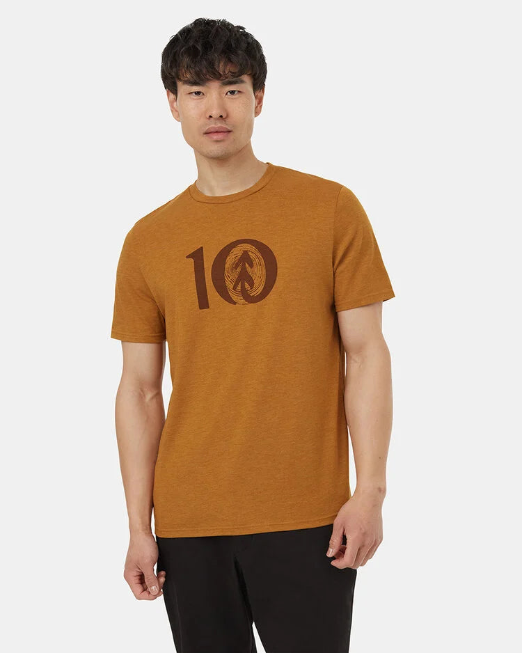 Tentree Woodgrain Ten SS T-Shirt - Men's