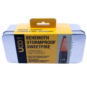 UCO Behemoth Stormproof Strikeable Fire Starter 9-pack
