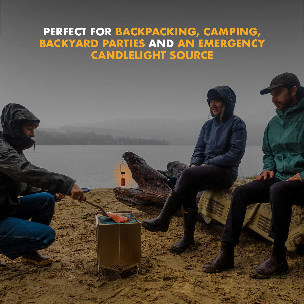 UCO Candle Lantern Raw Aluminum