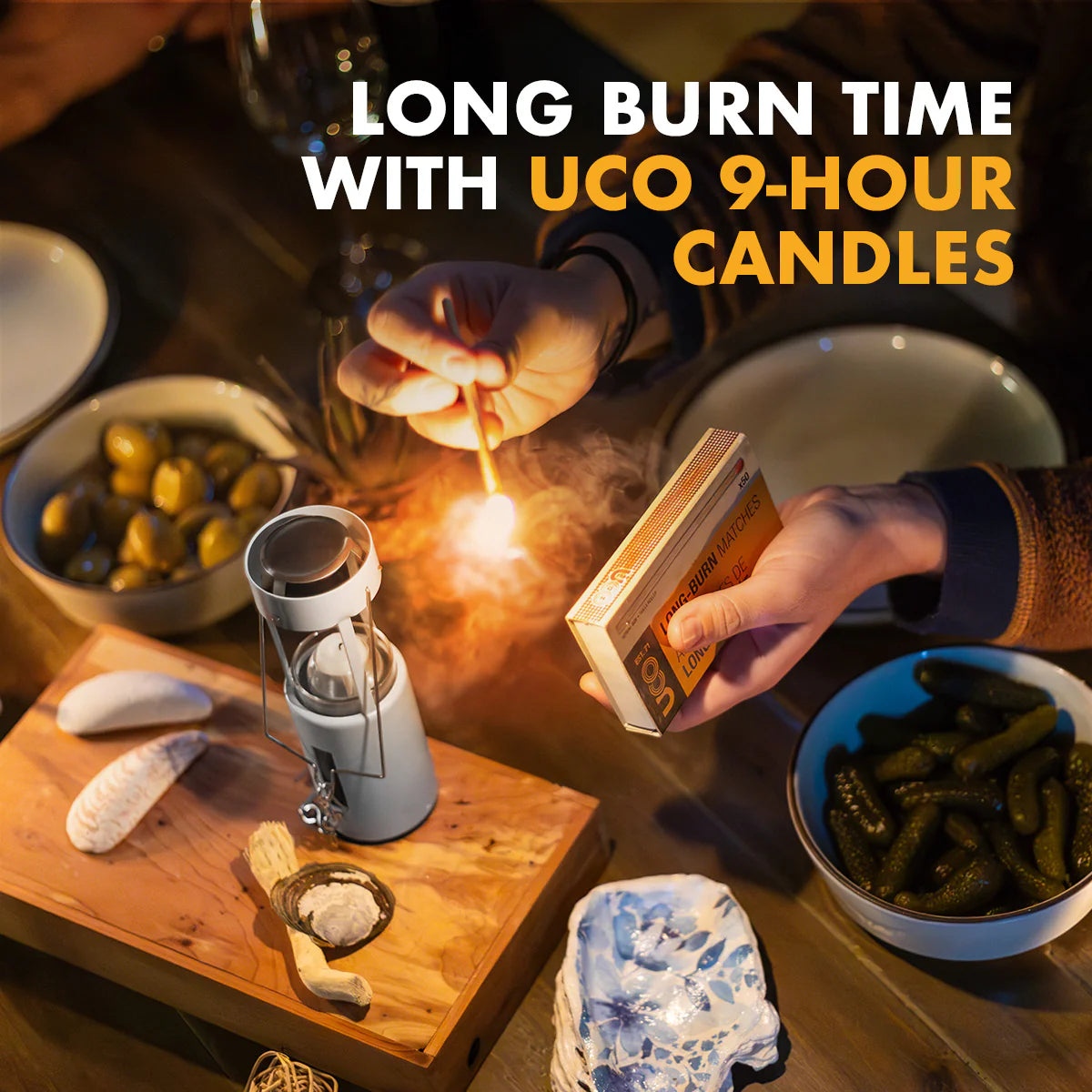 UCO Candle Lantern Raw Aluminum