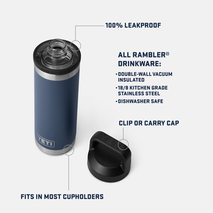 YETI Rambler Bottle 18 oz with Chug Cap