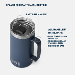 YETI Rambler Mug 24oz with Magslider Lid