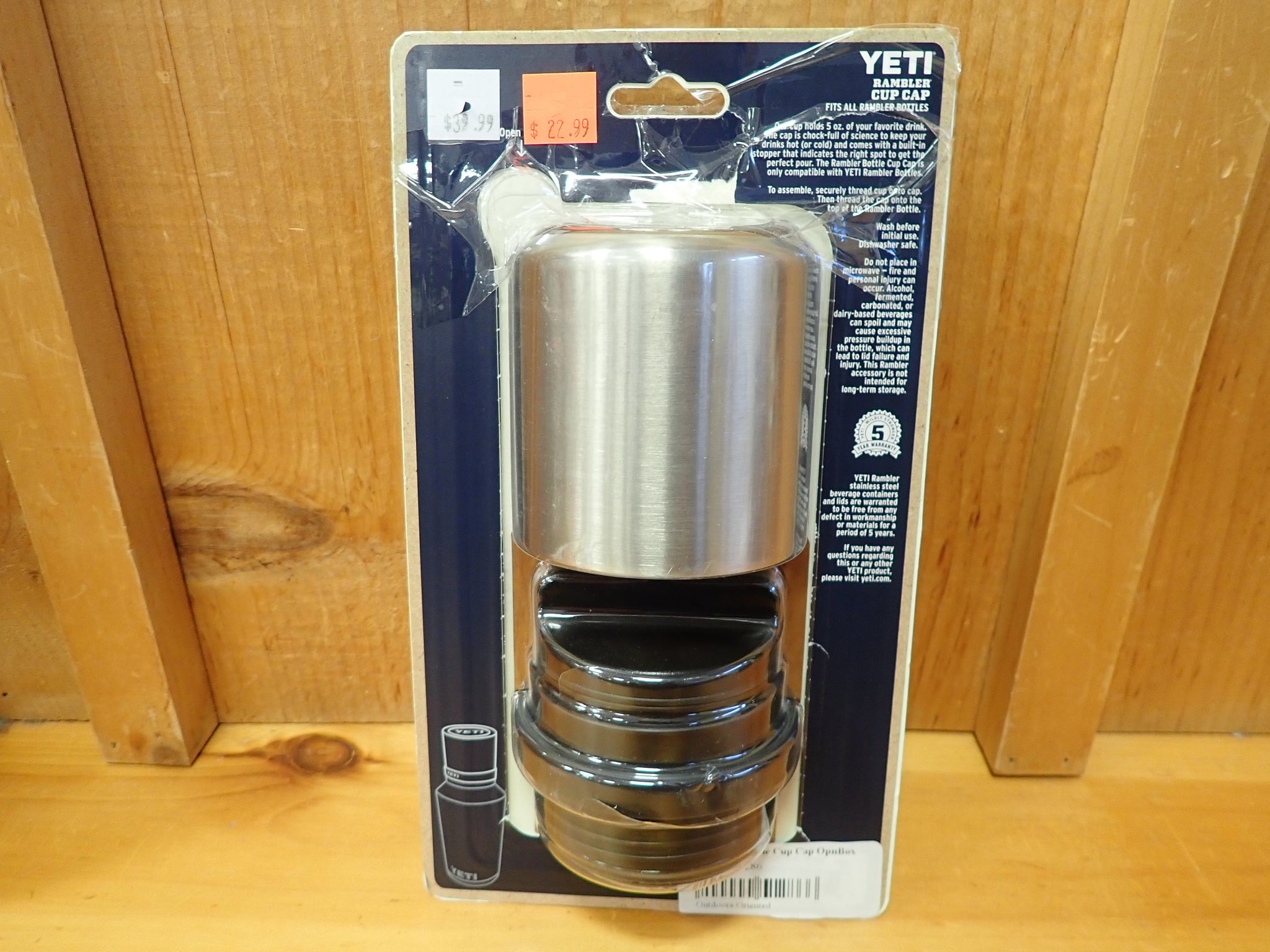 YETI Rambler Bottle Cup Cap Scratch & Dent Outdoors Oriented