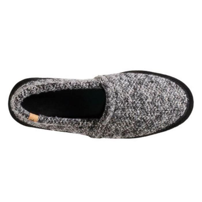 Acorn Moc Slippers Black Tweed - Men's
