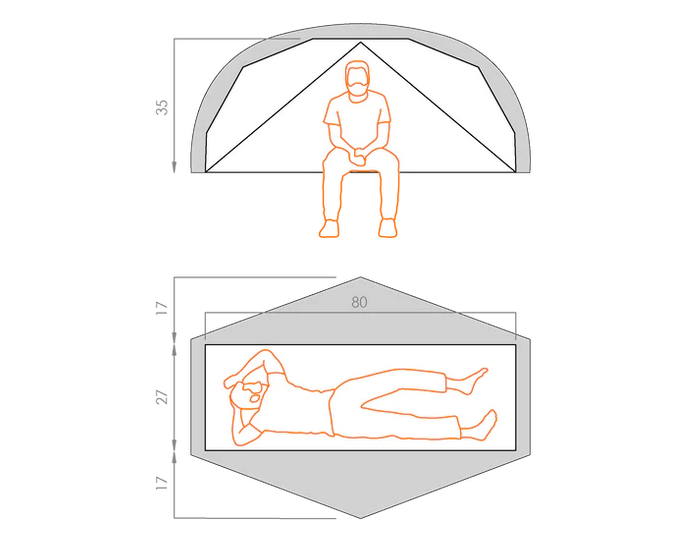 Opeongo Aerial A1 w/Gear Hammock