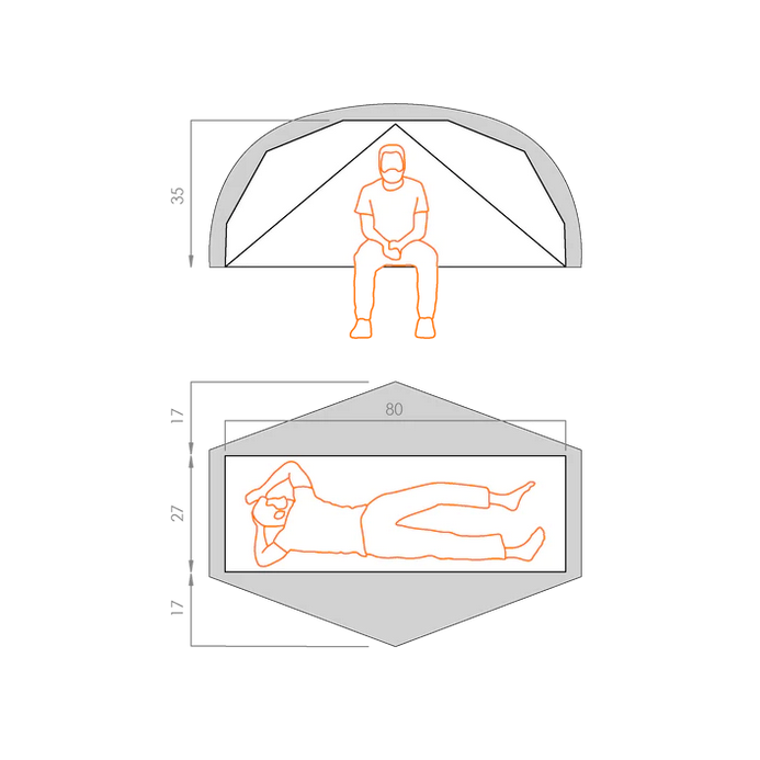 Opeongo Aerial A1 w/Gear Hammock