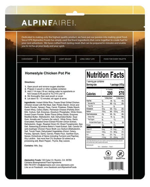 AlpineAire Homestyle Chicken Pot Pie