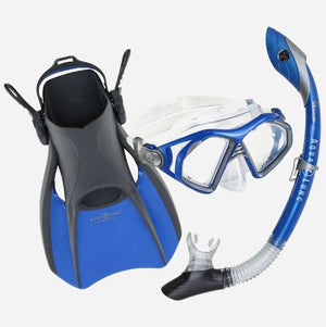 Aqua Lung Trooper Mask, Zulu Snorkel & Bolt Fins Set