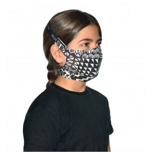BUFF Filter Mask Kids Bawe Black  - Final Clearance