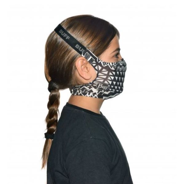 BUFF Filter Mask Kids Bawe Black  - Final Clearance