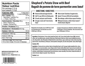 Backpacker's Pantry Shepherd's Potato Stew with Beef - Single Serving