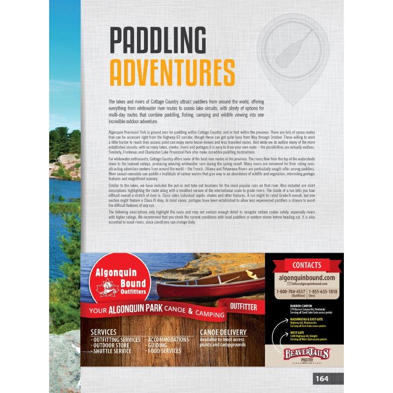 Backroad Mapbooks Cottage Country Ontario - 7th Edition